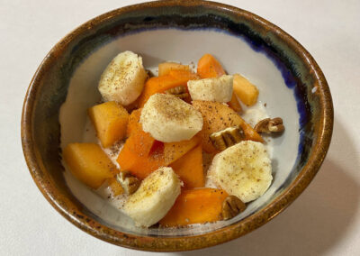 fruit bowl at zandoyo bed & breakfast