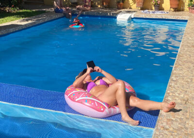The pool at zandoyo bed & breakfast