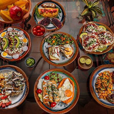 breakfast dishes at zandoyo